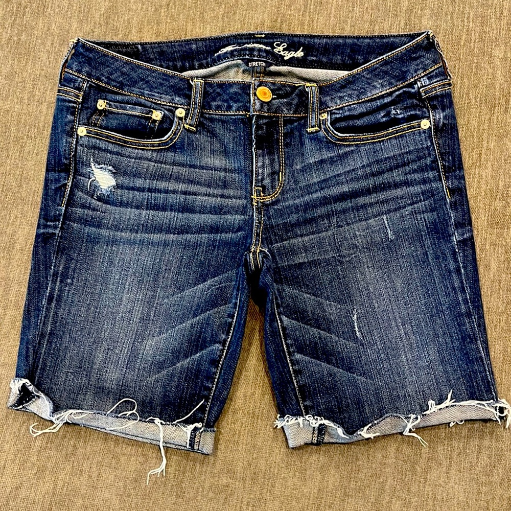 AMERICAN EAGLE DENIM STRETCH SHORTS
